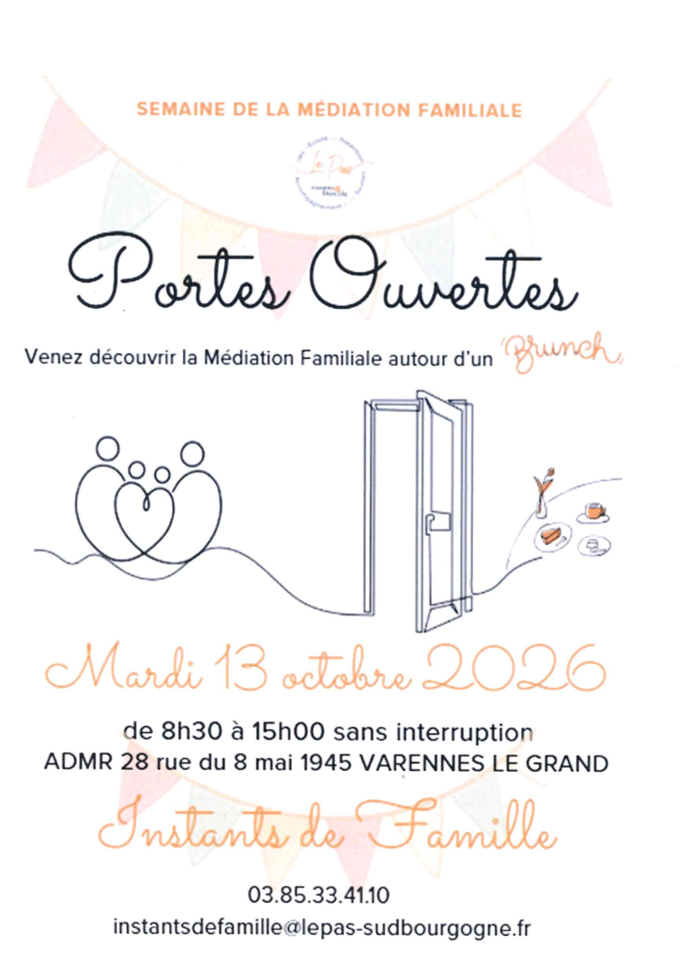 Portes ouvertes Médiation Familiale