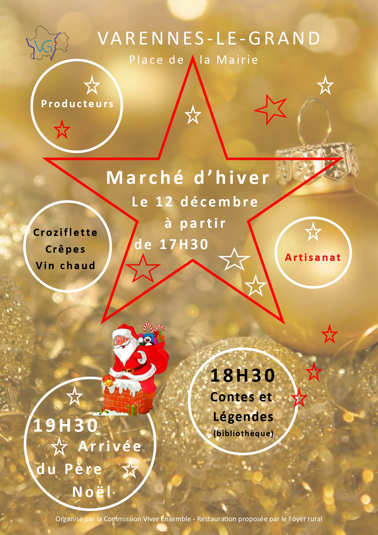 Marché d'hiver le 12 décembre