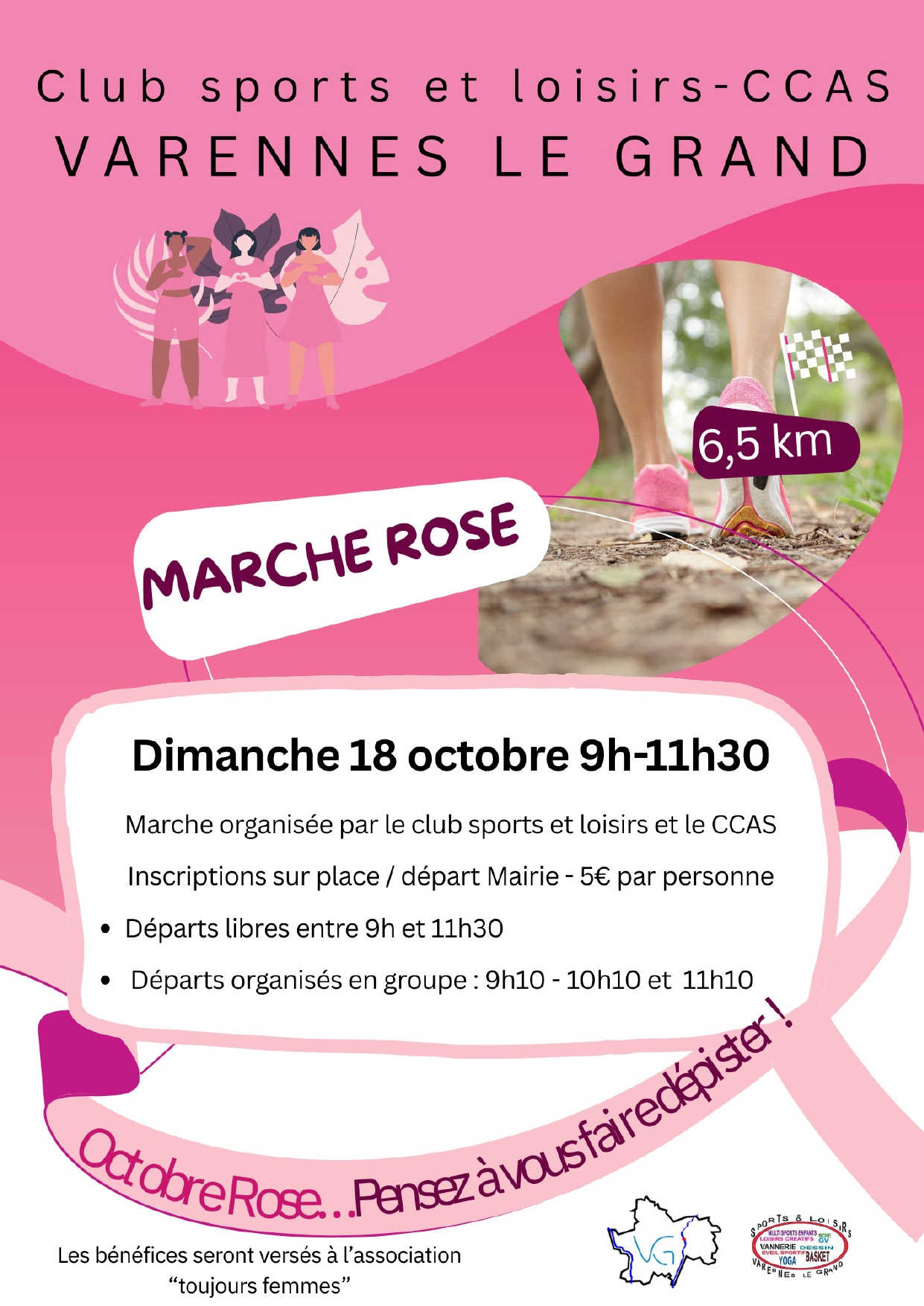 Octobre rose : Marche rose