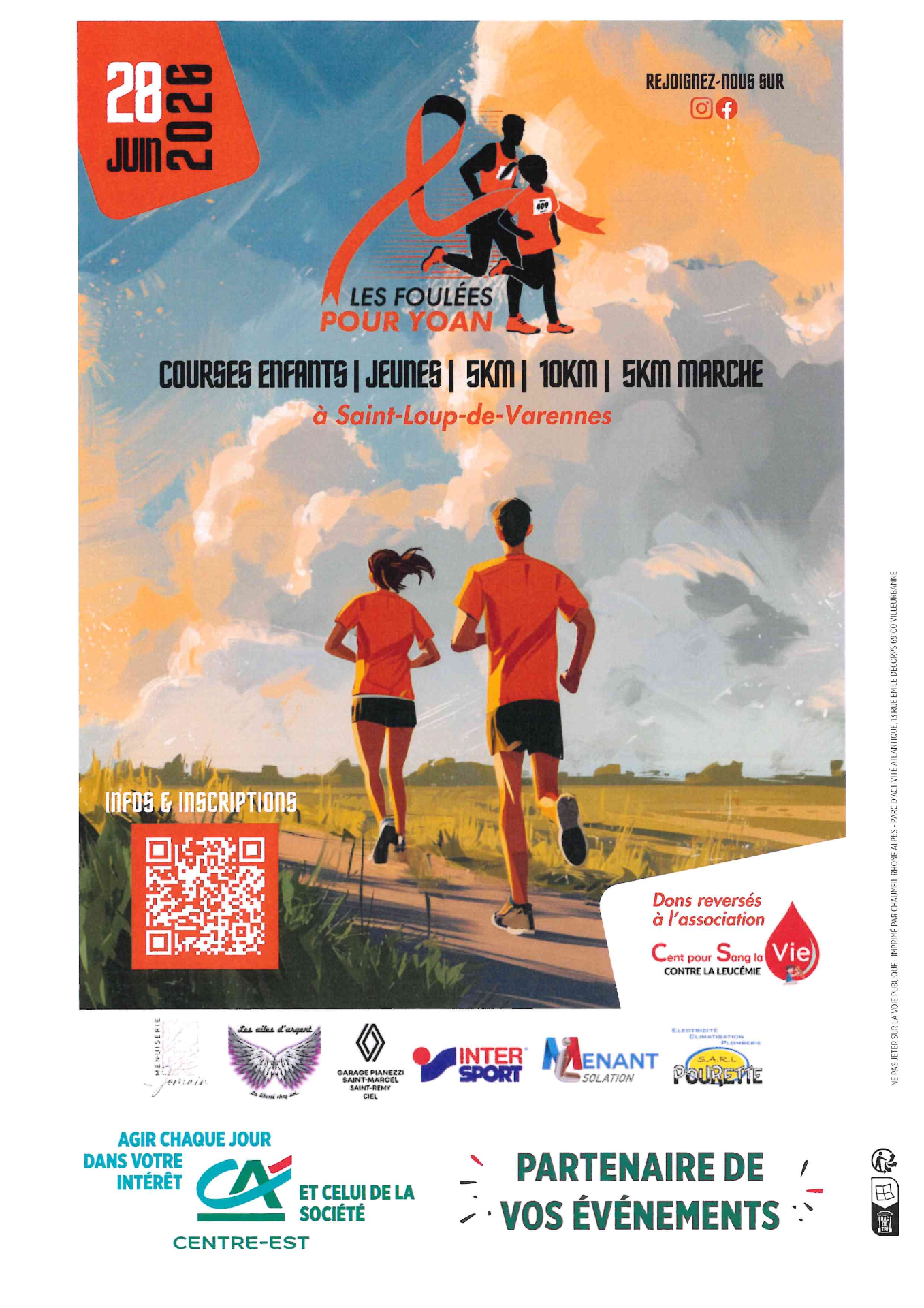 Les foulées pour Yoan